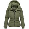 Marikoo Aleyna16 giacca invernale con cappuccio da donna, olive leaf,