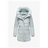 Marikoo Delilah16 giacca invernale con cappuccio da donna, Ice blue,