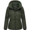 Navahoo FLÜSTERFEE 14 giacca invernale da donna con cappuccio grande, dark olive,