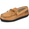 Isotoner Microsuede Moccasin Slipper with Cooling Memory Foam for Indoor/Outdoor Comfort, Mocassino Uomo, US /
