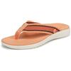 Vionic Sandali piatti Indigo Donna, Shell Coral Multi Nylon, 38.5 EU