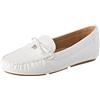 Michael Kors 40R3JTFR1E-085 Juliette Loafer Donna, Optic White EU 37