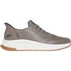 Skechers Uomo Bobs Squad 4 Direct Step Slip-In ALLENATRICE, Taupe Pu, 44 EU