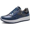 ARA Sneakers da donna New York, zaffiro, blu, grafite, 38 EU, Zaffiro Blu Grafite, 38 EU Weit