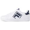 Fila Sneaker da Uomo con Logo Courtbay, White Fila Navy, 40 EU