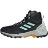 adidas Uomo Eastrail 2.0 Mid Rain.RDY Waterproof Hiking Shoes, Core Black/Aqua/Preloved Yellow, 43 1/3 EU