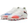 Puma Scarpa Unisex Future 8 PRO Fg/AgSoccer, Puma Bianco Puma Nero Rosso Brillante, 47 EU