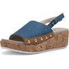 ARA Rimini, Sandali Donna, Caramel Blu Naturale, 42 EU