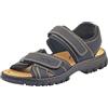 Rieker 25051, Sandali a punta chiusa Uomo, Nero Schwarz Schwarz, 42 EU