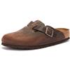 Birkenstock 860133 Boston Habana, Oiled Leather Zoccoli Uomo, Habana EU 36