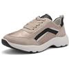 Ara Boston, Scarpe da Ginnastica Donna, Shell Nero Crema, 40 EU Larga