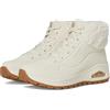 Skechers Donna Uno Rugged Fall Air Trainers, Natural Durabuck/ Faux Fur, 41 EU