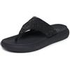 Skechers ASANA Luxe Sandali Bassi da Donna, Nero, 39