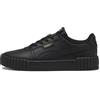 Puma Carina 3.0 - Scarpe da Ginnastica Femmina, Puma Black-Puma Gold,