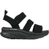 Skechers D'lux Walker Retro Cosmos, Sandali Donna, Nero, 40 EU