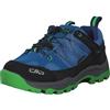 CMP Kids Rigel Low Trekking Shoes Wp, Scarpe da trekking Unisex - Bambini e ragazzi, Danube-Bluish, 32 EU