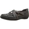 Clarks Ashland Spin Q, Mocassino Donna, Nero, 39 EU Stretta