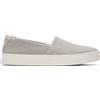 Toms Women's Kameron Slip on Sneaker, Drizzle Grey Two Tone Slub, 35.5 EU
