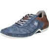 Rieker 07506, Scarpe Stringate Uomo, Blu, 42 EU