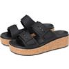 Crocs Brooklyn Cork Buckle, Sandali Donna, Nero, 42/43 EU