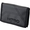 Nitro Portafoglio unisex, portafogli, portamonete, Nero resistente, 10x14x1, Portafoglio