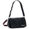 Desigual borsa a tracolla Mirenis Naron Mini Flap Bag Black nero