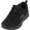 Skechers Donna Graceful Get Connected Trainers, Black Mesh/Trim, 42 EU