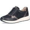 CAPRICE Sneaker da Donna Bassi in Pelle con Soletta Estraibile, Blu (Ocean Comb), 40 EU
