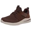Skechers Delson 3.0-Cicada 210238, Strick Bungee Lace Slip On Uomo, Marrone, 41 EU Larga