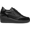 Geox Scarpe da Ginnastica da Donna D Ilde A, Nero, 39 EU