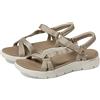 Skechers On-The Go Walk Flex Sandal-Sublime, Donna, Taupe Textile, 42 EU