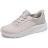 Skechers Donna Bobs Squad Chaos In Color Slip-In ALLENATRICE, Off White Mesh, 37 EU