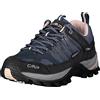 CMP Rigel Low Wmn Trekking Shoe Wp, Scarpe da trekking Donna, Asphalt-Antracite-Rose, 36 EU