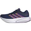 adidas Donna Response 2 Running Shoes, Dark Blue/Purple Burst/Crew Yellow, 41 1/3 EU