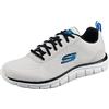 Skechers Track RIPKENT - Scarpe da Ginnastica, White,