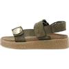CA'SHOTT A/S Casdagmar Sporty Sandal Suede, Donna, Oliva, 36 EU