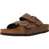 Birkenstock 151181 Arizona mocca, Birkibuc PIANELLE Uomo, Mocca EU 37