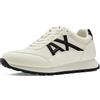 Armani Exchange Drop, Scarpe da Ginnastica Uomo, off White Black, 40 EU