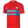 Sparco T-Shirt Replica Martini Racing (Rosso, L IT Uomo)