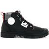 Palladium Pampa Sp20 Overlab, Stivali Sneaker Unisex - Adulto, Nero, 36 EU