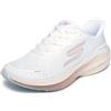 Skechers Donna Aero Pulse Performance Running Trainers - Lightweight Mesh Athletic Shoes with Arch Support Slip-in ALLENATRICE, White Textile Rose Trim, 37 EU