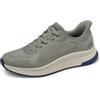 Skechers Bobs Squad 4 Sneaker Uomo, Olive Mesh, 46 EU