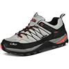CMP Rigel Low Trekking Shoes Wp, Scarpe da trekking Uomo, Cemento-Nero, 39 EU