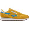 Reebok Unisex Classic Leather Sneaker, Always Yellow/Virtual Blue/FTWR White, 36 EU