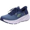 Skechers Edgeride Raygo - Sneaker da Uomo Senza Mani, Bordo in Maglia Blu Navy, 44 EU