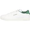 Reebok Scarpe da Ginnastica Unisex Court Clean, Bianco/Verde Field, 34,5 EU