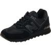 New Balance Nb 574, Sneakers Uomo, Nero Triple Black Eve, 37 EU