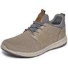 Skechers Delson - Camben, Scarpe Uomo, Beige Mesh Synthetic Tpe, 41 EU