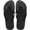 Havaianas Top Color Unisex - Adulto FlipFlop Black 41 EU