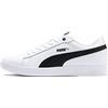 PUMA Smash Wns V2 L, Sneaker Donna, Bianco (White Black), 36 EU